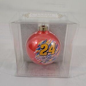 VINTAGE Nascar 24 JEFF GORDON Glass Ornament